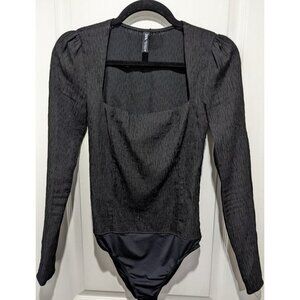 Zara | Square Neck Textured Bodysuit